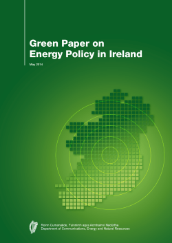 Green Paper on Energy Policy in Ireland