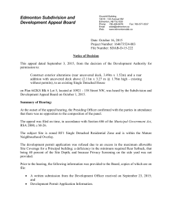 Decisions - City of Edmonton logo