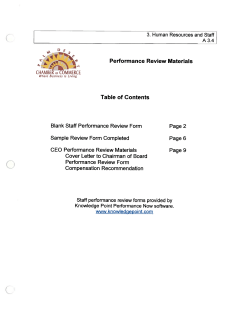 A 3.4 Employee Performance Review Palm Desert Chamber