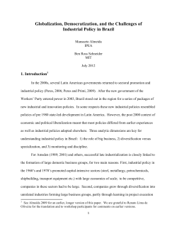 Globalization, Democratization