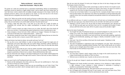 Sermon Outline 5-24