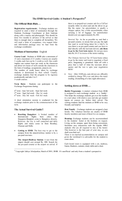 The IIMB Survival Guide: A Student`s Perspective The Official Blah