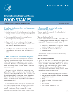 pdf Food Stamps Tip Sheet