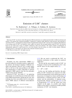 CsM+ Mode characterization