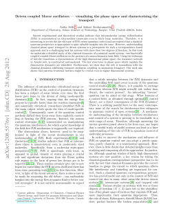 Driven coupled Morse oscillators---visualizing the phase space and