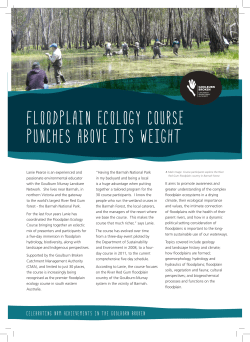Floodplain Ecology Course punches above its weight