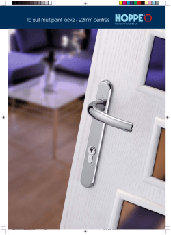 Multipoint Locks - Find The Needle