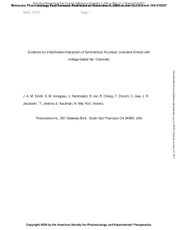 Evidence for a Multivalent Interaction of Symmetrical, N