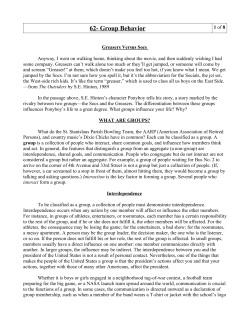 62- Group Behavior