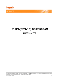 512Mb(32Mx16) DDR2 SDRAM