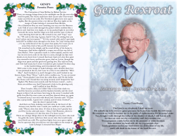 Gene Rexroat - Kane Funeral Home