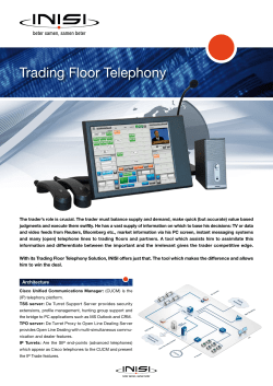 Trading Floor Telephony