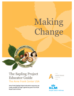 The Sapling Project Educator Guide