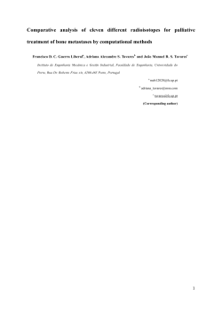 Comparative analysis of eleven different radioisotopes for palliative