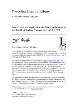 Wealth of Nations - Online Library of Liberty