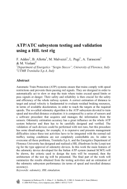 ATP/ATC subsystem testing and validation using a HIL