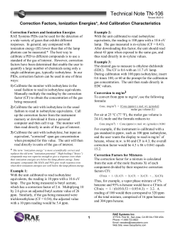 PIDs As HazMat Response Tools
