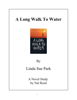 A Long Walk To Water