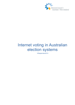 Internet voting in Australian election systems