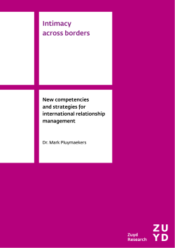 Intimacy across borders