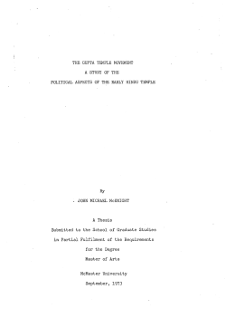 The Gupta Temple Movement: A Study of the Political