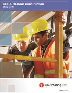 OSHA 30-Hour Construction