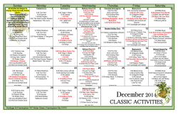 classic activities - HeritageAssistedLiving.org