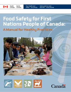 Food Safety for First Nations People of Canada