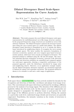 Dilated Divergence Based Scale-Space Representation for Curve