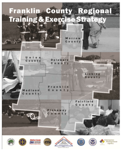 Training and Exercise Strategy - Franklin County Emergency