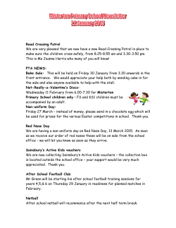 Latest News - Misterton Primary and Nursery School