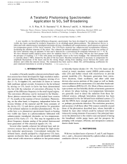 A Terahertz Photomixing Spectrometer: Application to SO2 Self