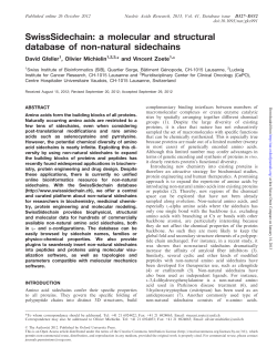 SwissSidechain: a molecular and structural database of non
