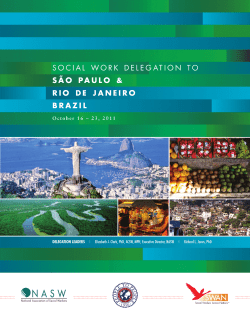 Social Work Delegation to Brazil