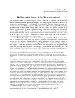 Mitova Makers of the Odyssey 20150424