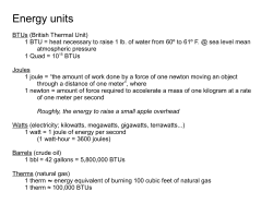 Energy units