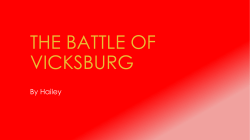 The Battle of Vicksburg
