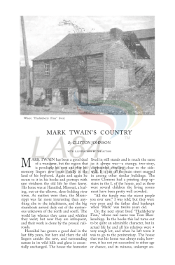 Mark Twain`s Country.