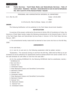 (S) Dept. G.O. (Ms.) No.105 Dated