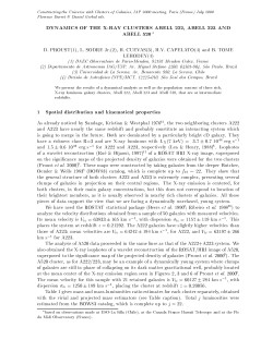 DYNAMICS OF THE X-RAY CLUSTERS ABELL 222, ABELL
