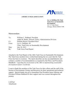 Final Report - American Bar Association