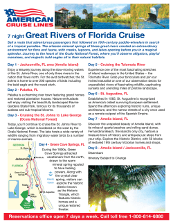7 night Great Rivers of Florida Cruise