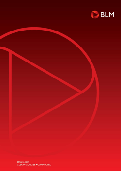 BLM Emerging Risks Team - Report on Mobile Phones/EMFs