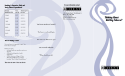 Thinking about quitting tobacco?