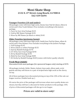 Moxi Skate Shop - Foothill Foxy Flyers