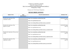 human body science - Montgomery College