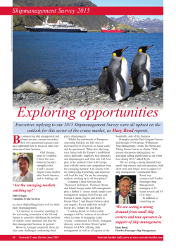 Shipmanagement Survey 2015_Seatrade Cruise Review