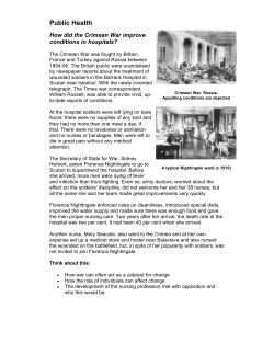 How did the Crimean War improve conditions in