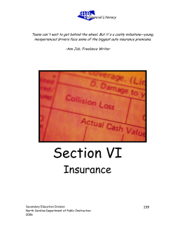Personal Financial Literacy - Section 6