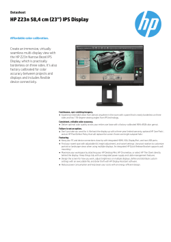 HP Z23n 58,4 cm (23&rdquo;) IPS Display